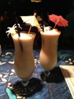 Delicious drinks. Almost like a piña colada but with a hint of chocolate.